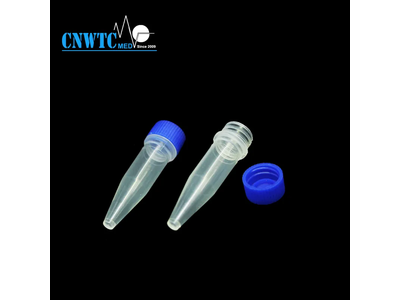 Laboratory PP Plastic 1.5ml Conical Bottom Cryovial Tube Cryotube with Gasket