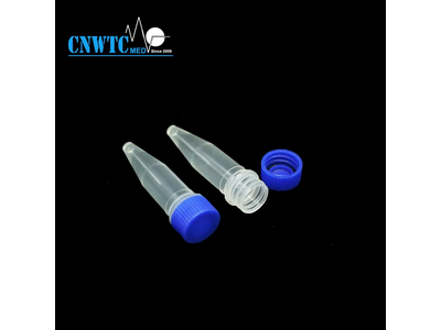 Laboratory PP Plastic 1.5ml Conical Bottom Cryovial Tube Cryotube with Gasket