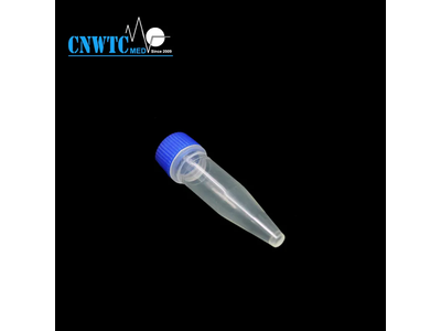 Laboratory PP Plastic 1.5ml Conical Bottom Cryovial Tube Cryotube with Gasket